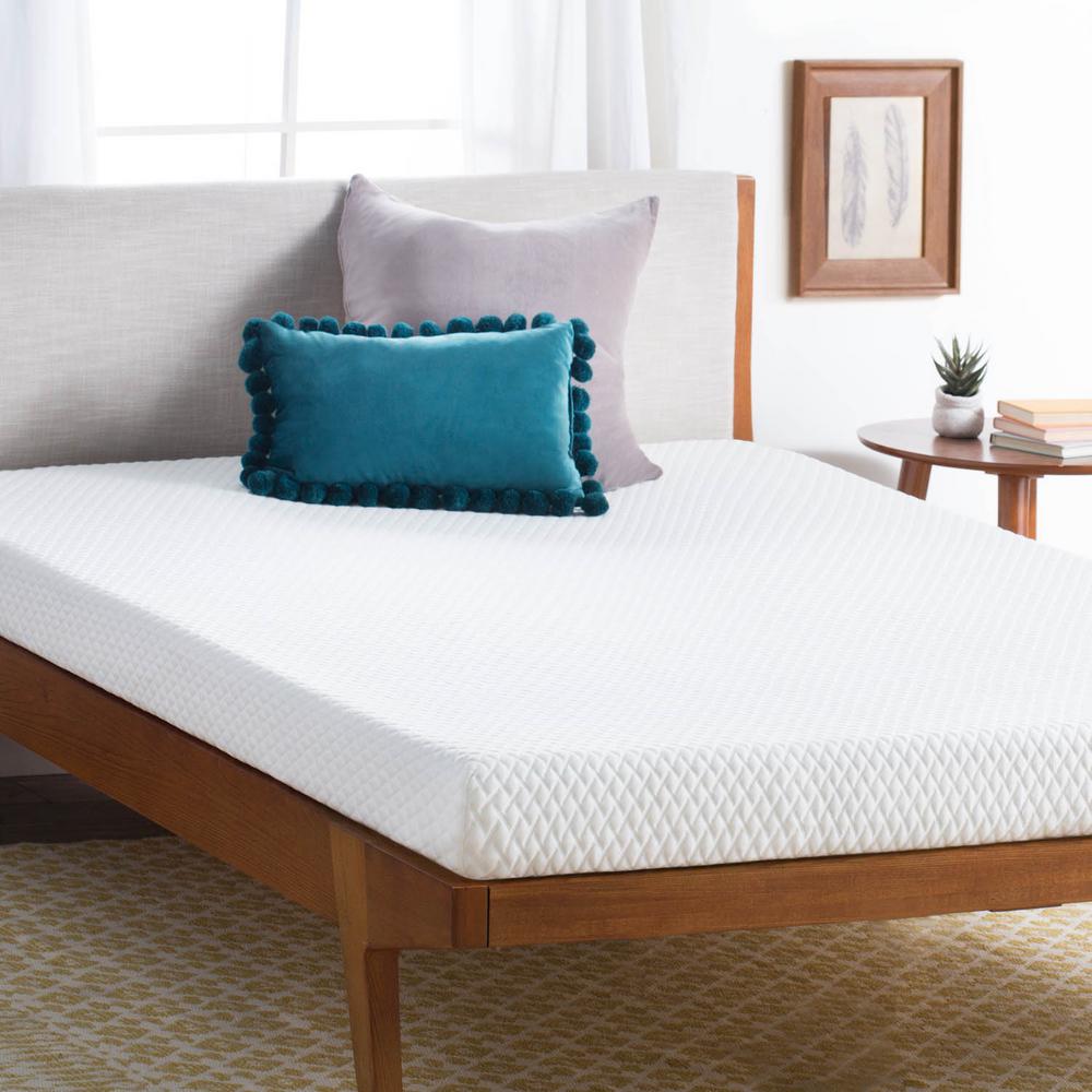 Linenspa 5 In Twin Firm Mattress Hdls05tt30gf The Home Depot Twin Xl Firm Mattress