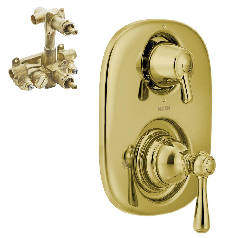 MOEN Kingsley 2Handle Moentrol Valve Trim Kit with Valve in Polished