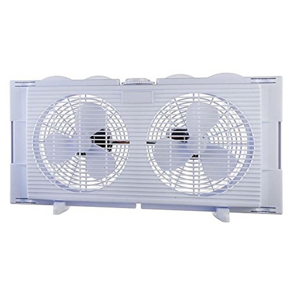 BoostWaves 6 inch High Velocity 2-in-1 Double Window Fan Horizontal Vertical Fit... by BoostWaves