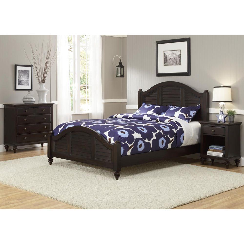 Home Styles Bermuda 3 Piece Espresso Queen Bedroom Set 5542 5018 Bermuda 3 Piece Espresso Queen Bedroom Set