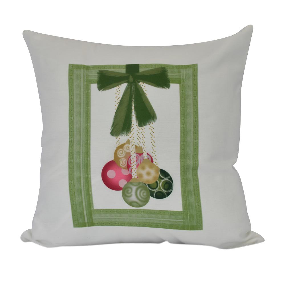 Frame It Up Bright Green Geometric 26 In X 26 In Throw Pillow