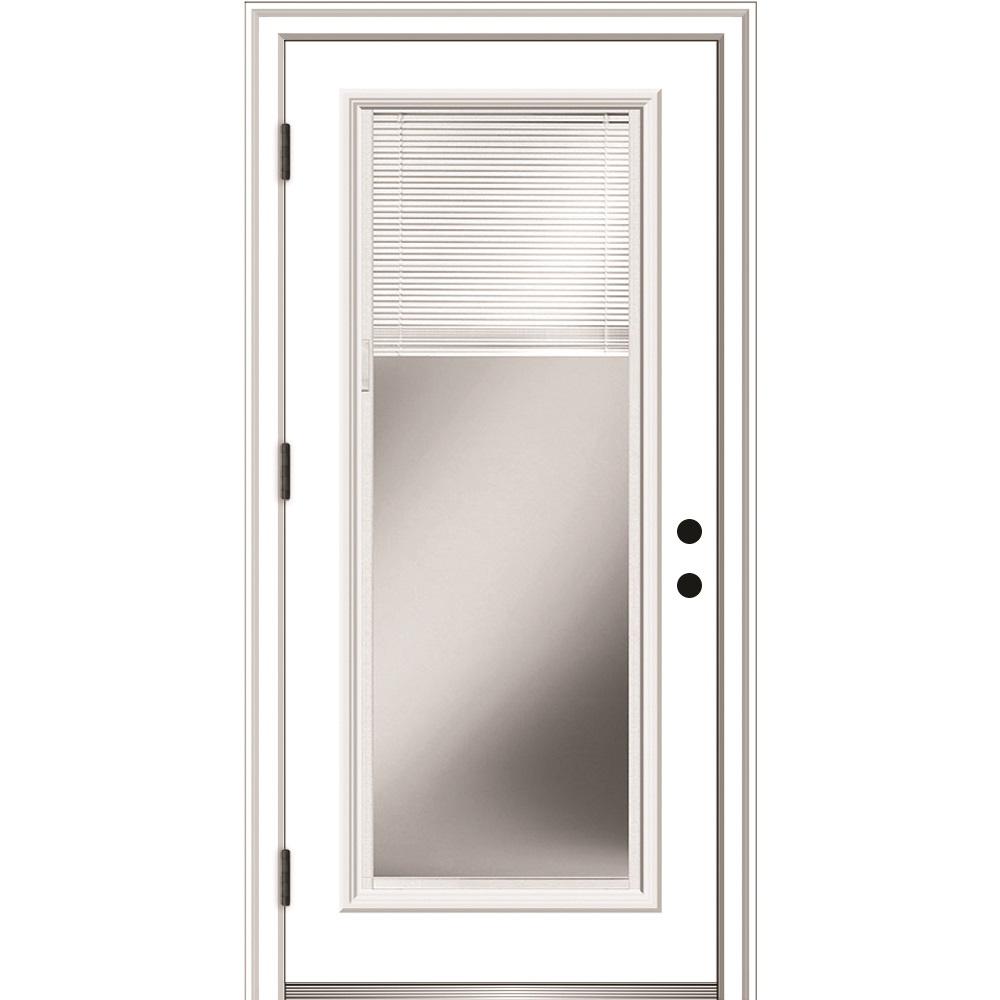 MMI Door 32 in. x 80 in. Internal Blinds RightHand