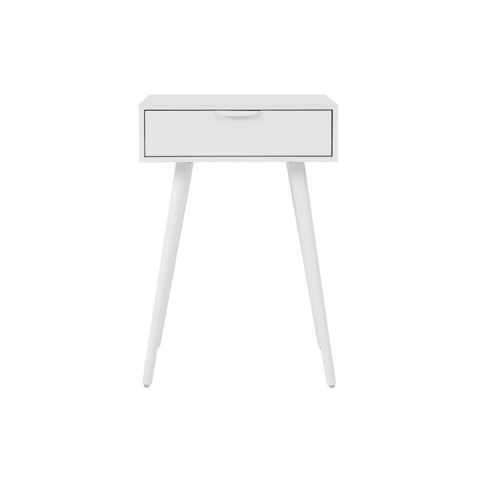 Modern White Nightstands Bedroom Furniture The Home Depot