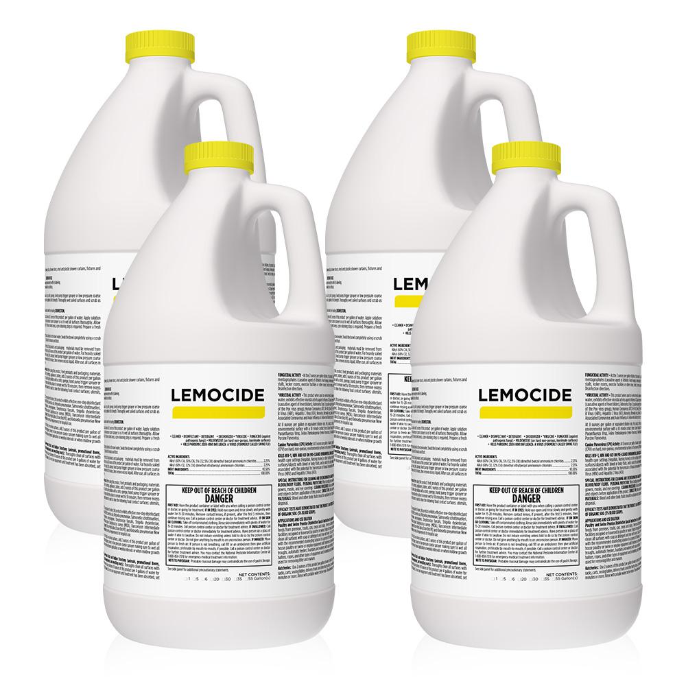 Eco Clean 4 Gal Case Lemo Cide Disinfecting Mildew Viruold Case Lemo Cide Disinfecting Mildew Viruold