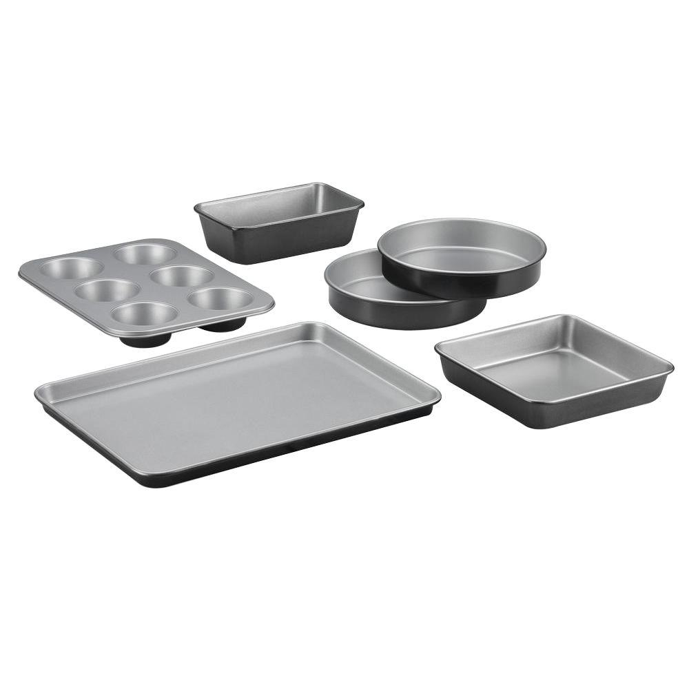 Cuisinart Chef S Clic 6 Piece Black Bakeware Set Amb The Home Cuisinart Chef S Clic 6 Piece Black Bakeware Set
