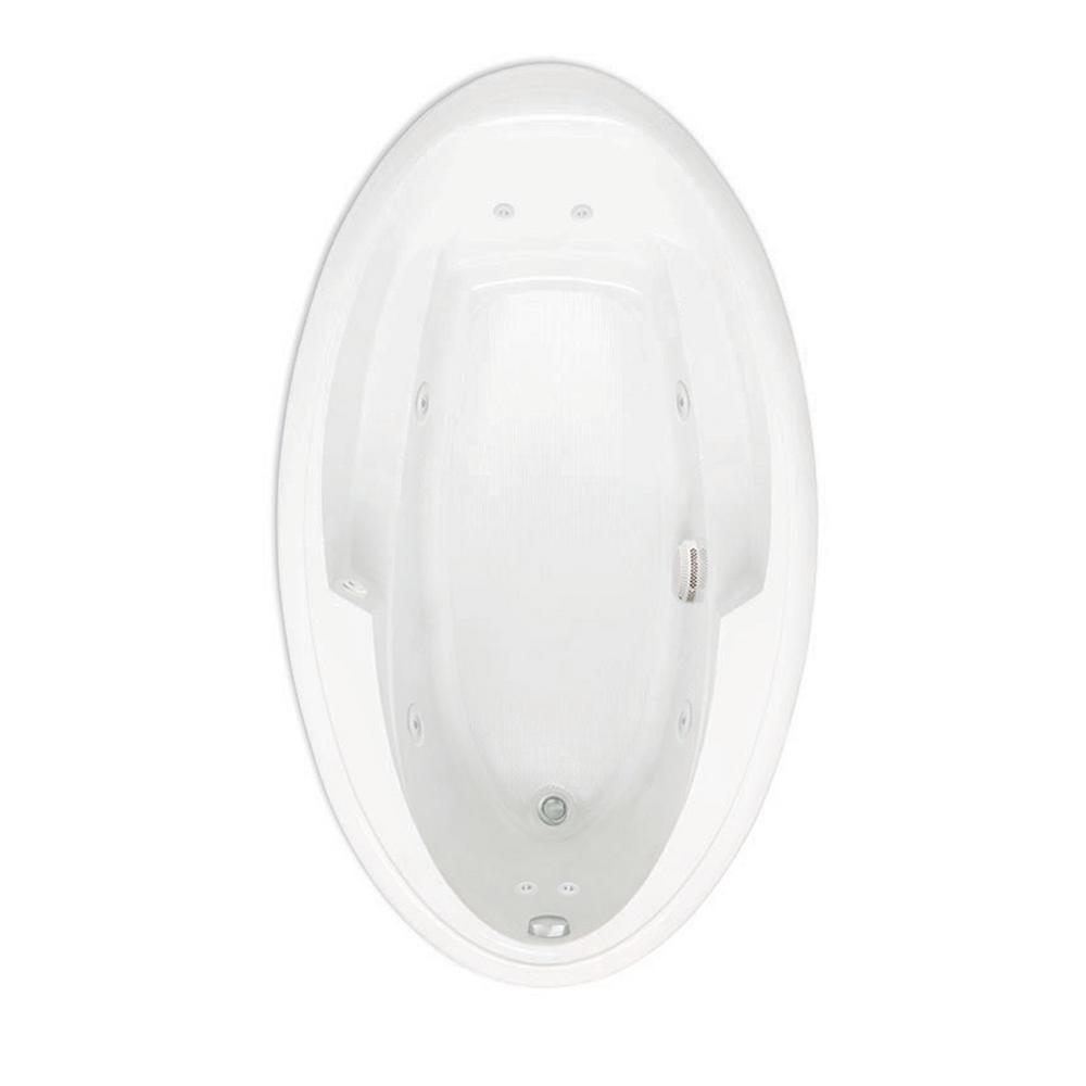 Aquatic Ariel III 72 in. Acrylic Reversible Drain Oval DropIn