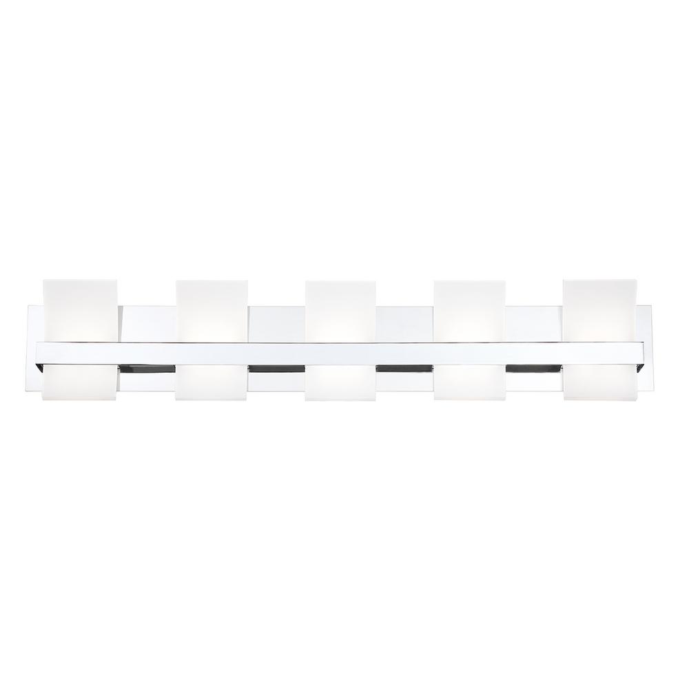 Eurofase Cambridge 36 in. Chrome LED Vanity Light Bar35657019 The Home Depot
