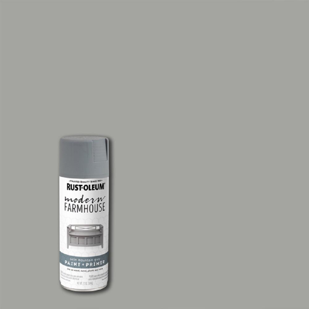 Gray Satin Spray Paint Paint The Home Depot