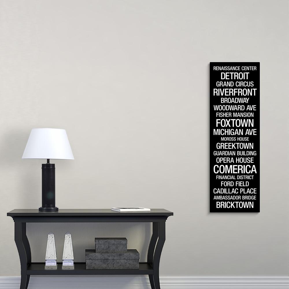 Bus Roll Detroit By Kate Lillyson Canvas Wall Art