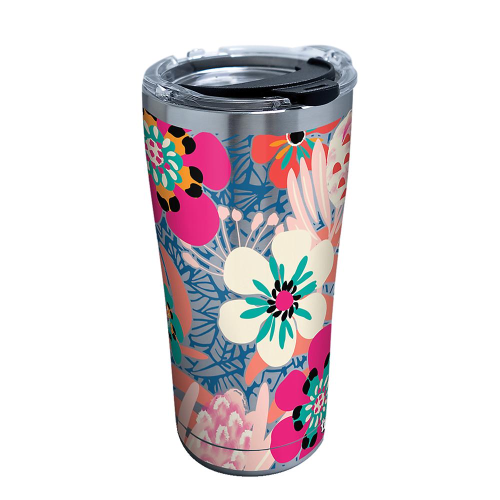 Tervis Bright Wild Blooms 20 oz. Stainless Steel Tumbler with Lid ...