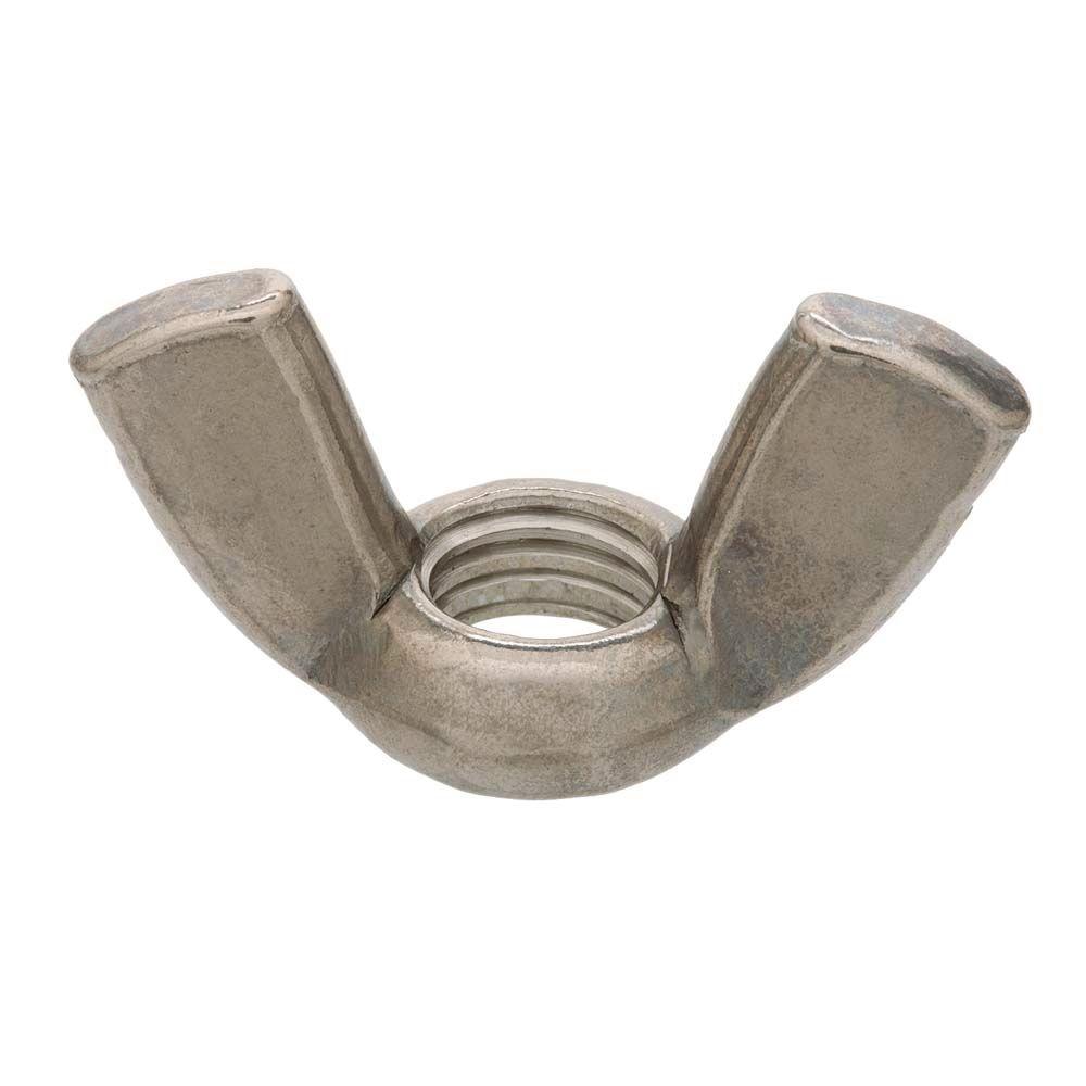2 Packs of 6 The Hillman Group 4360 10-32 Stainless Steel Wing Nut