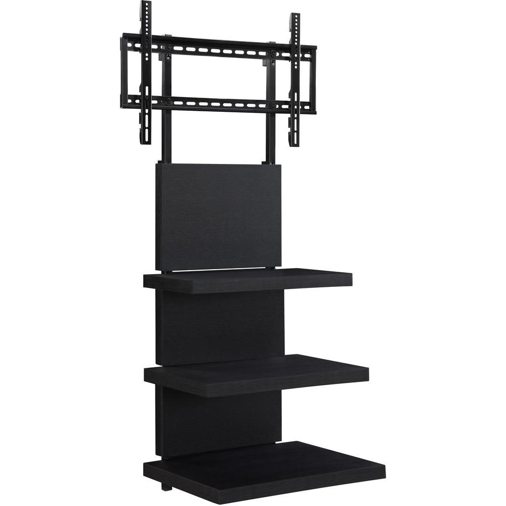Ameriwood Home 60 In Popular Wide Tv Stand In Black Hd30382 The