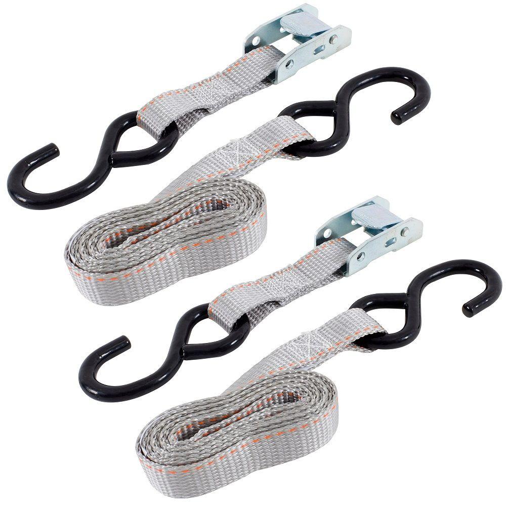 Husky 1 in. x 12 ft. Ratchet TieDown (4Pack)FH0829 The Home Depot