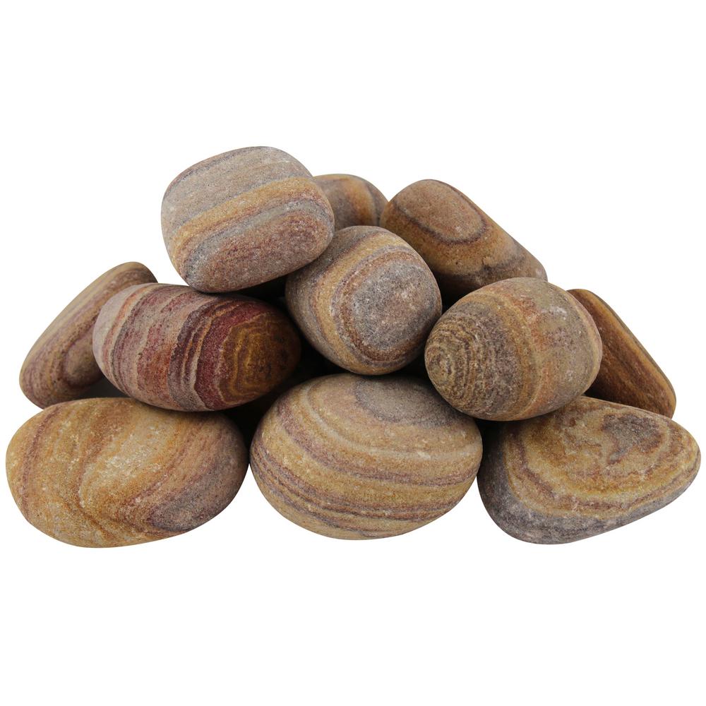 Rain Forest 3 in. to 5 in., 30 lb. Mexican Beach Pebbles ...