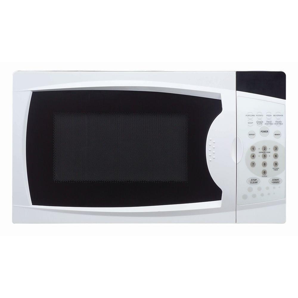 Magic Chef 0.7 cu. ft. Countertop Microwave in White-MCM770W1 - The