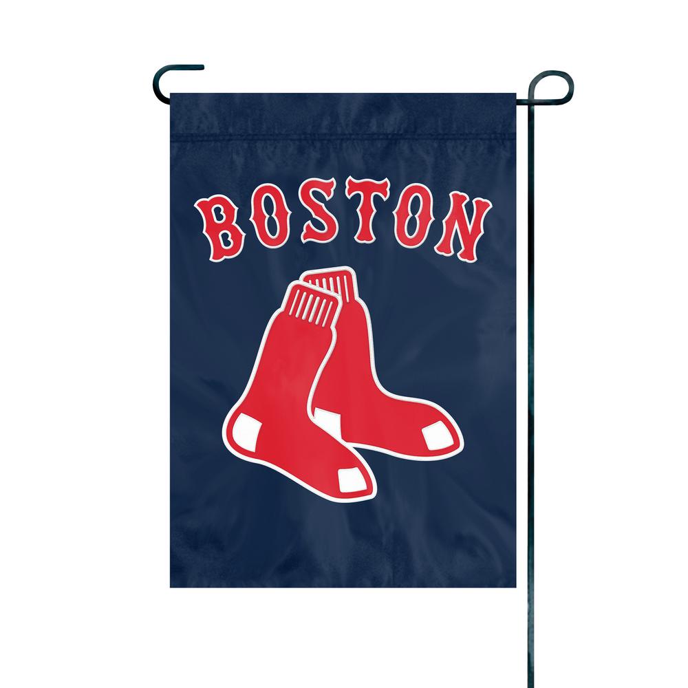 Party Animal Inc Boston Red Sox Premium Garden Flag Gmbos The