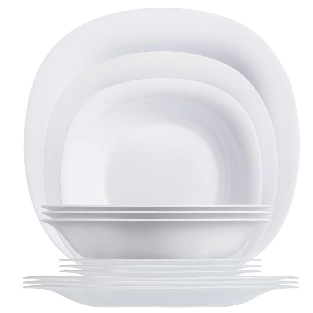 white dinner dish sets