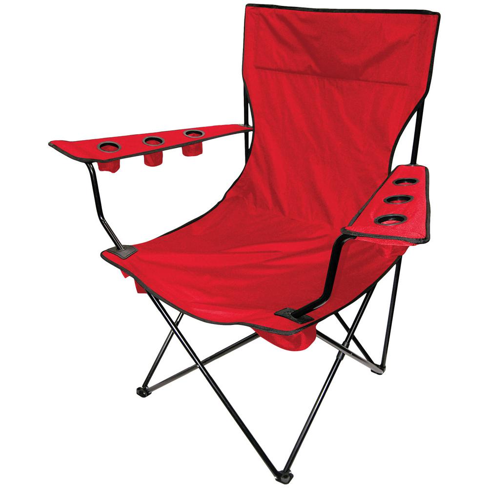 Creative Outdoor 9 cu. ft. Original Folding Kingpin Chair in Red810170