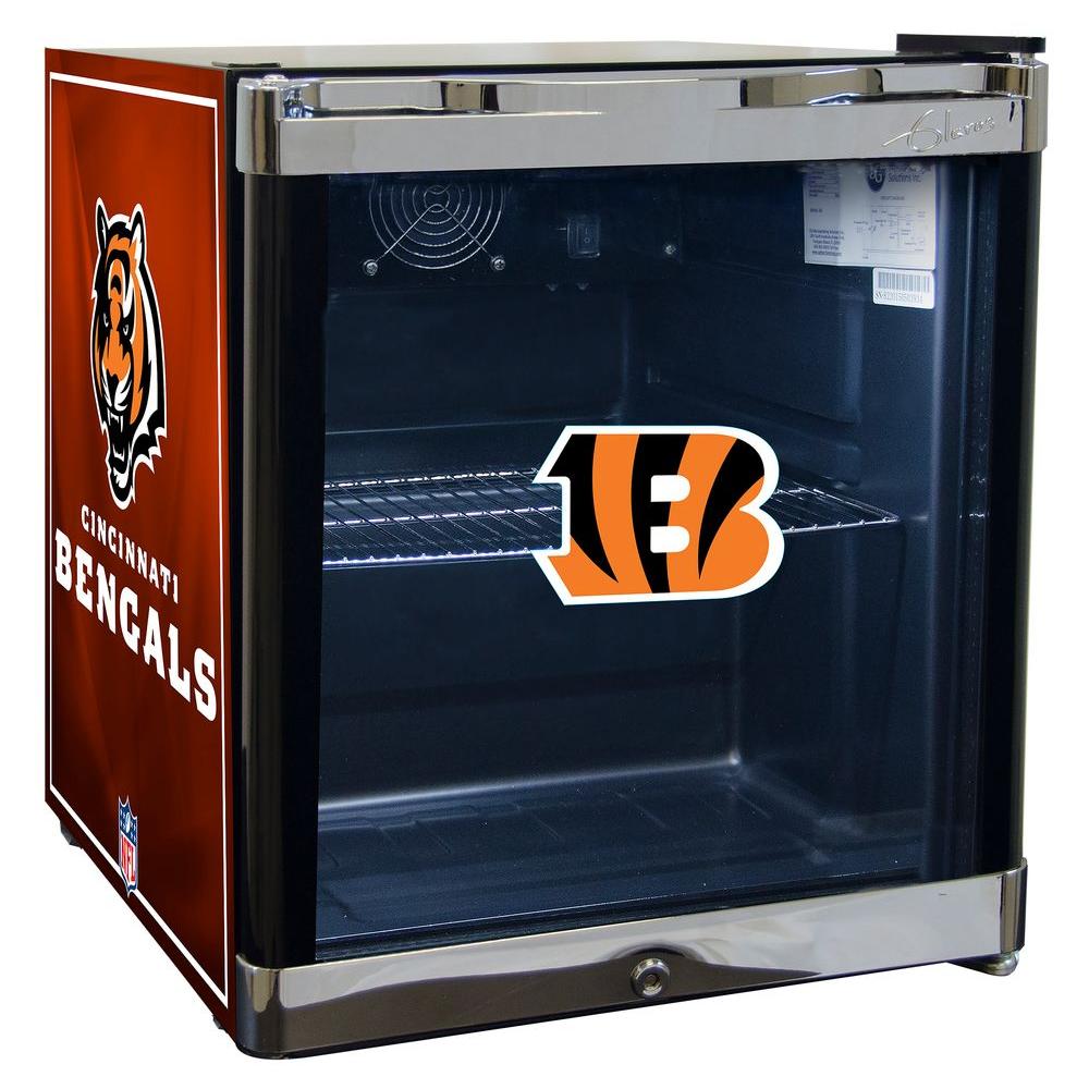 GLAROS 17 in. 20 (12 oz.) Can Cincinnati Bengals Cooler, Black