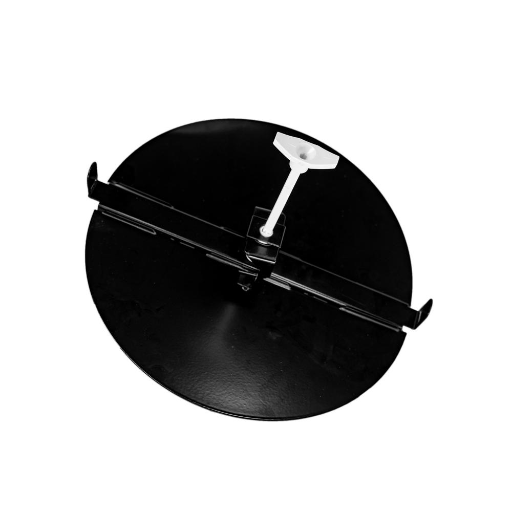 Venti Air 10 in. Round Butterfly Damper for TBar, Drop Ceiling, Lay in