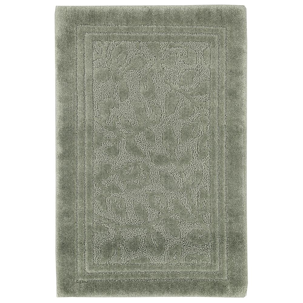 Skid Resistant Sage Green Mohawk Home Plush Small Bath Rug 17in X 24in Bathroom Accessories Home Garden