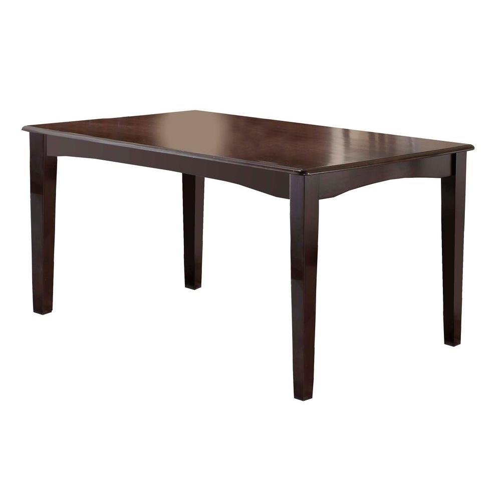 Hillsdale Furniture Tiburon Espresso Dining Table4917814 The Home Depot