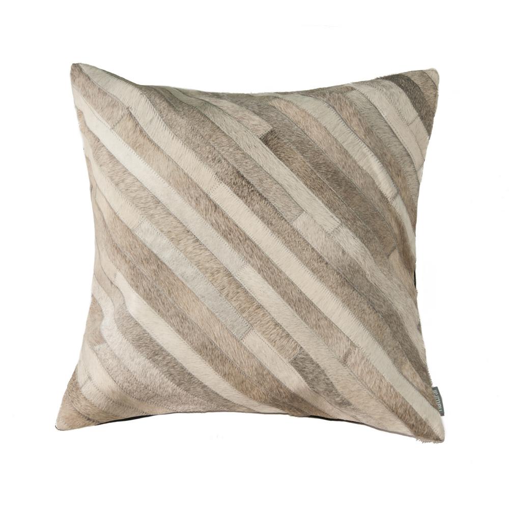 Natural Torino Classic Large Chevron Cowhide Brown White Animal