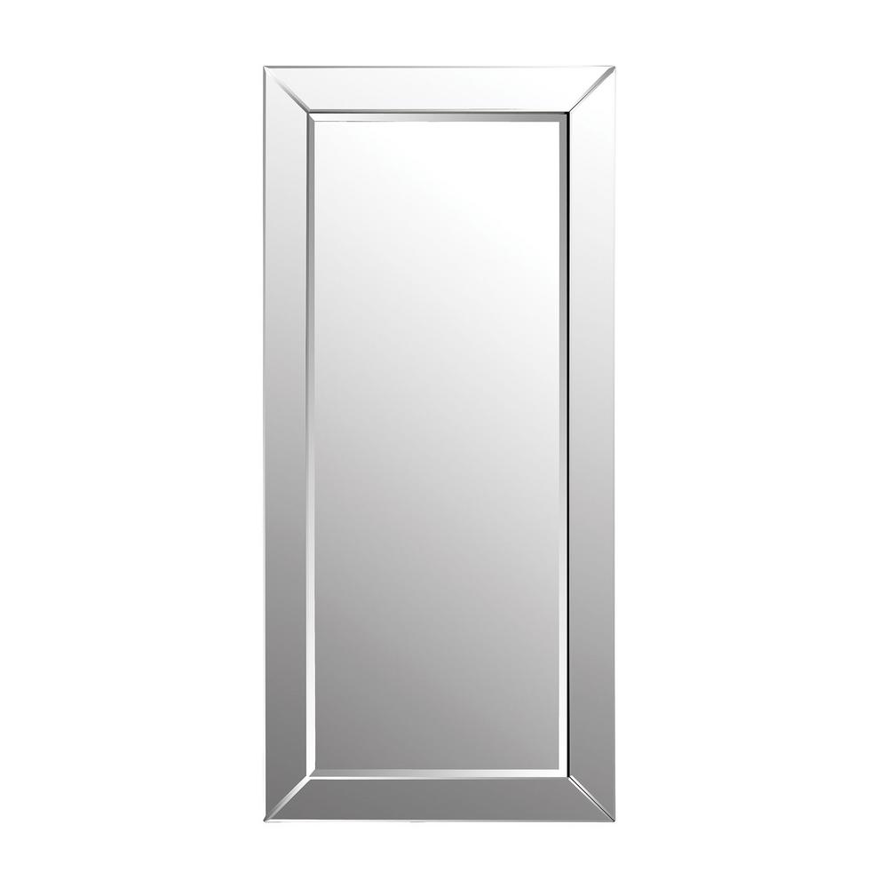 78 In X 36 Glass Framed Leaning Floor Mirror