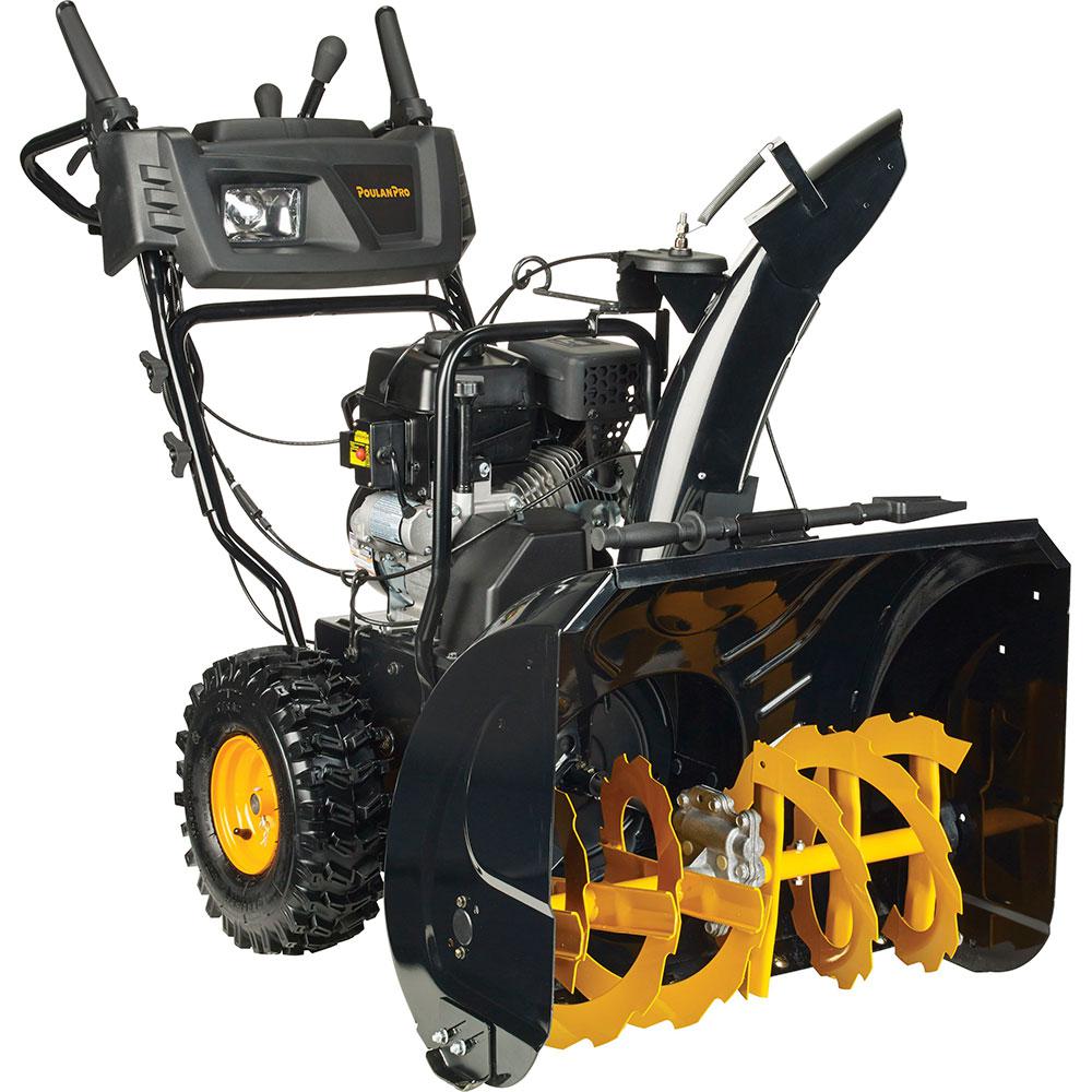 Poulan Pro 27 inch 254cc 2-Stage Electric Start Gas Snow Blower with Power... by Poulan Pro