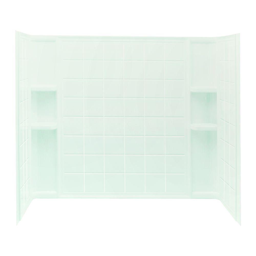 Delta UPstile 32 in. x 60 in. x 60 in. 3Piece DirecttoStud Alcove