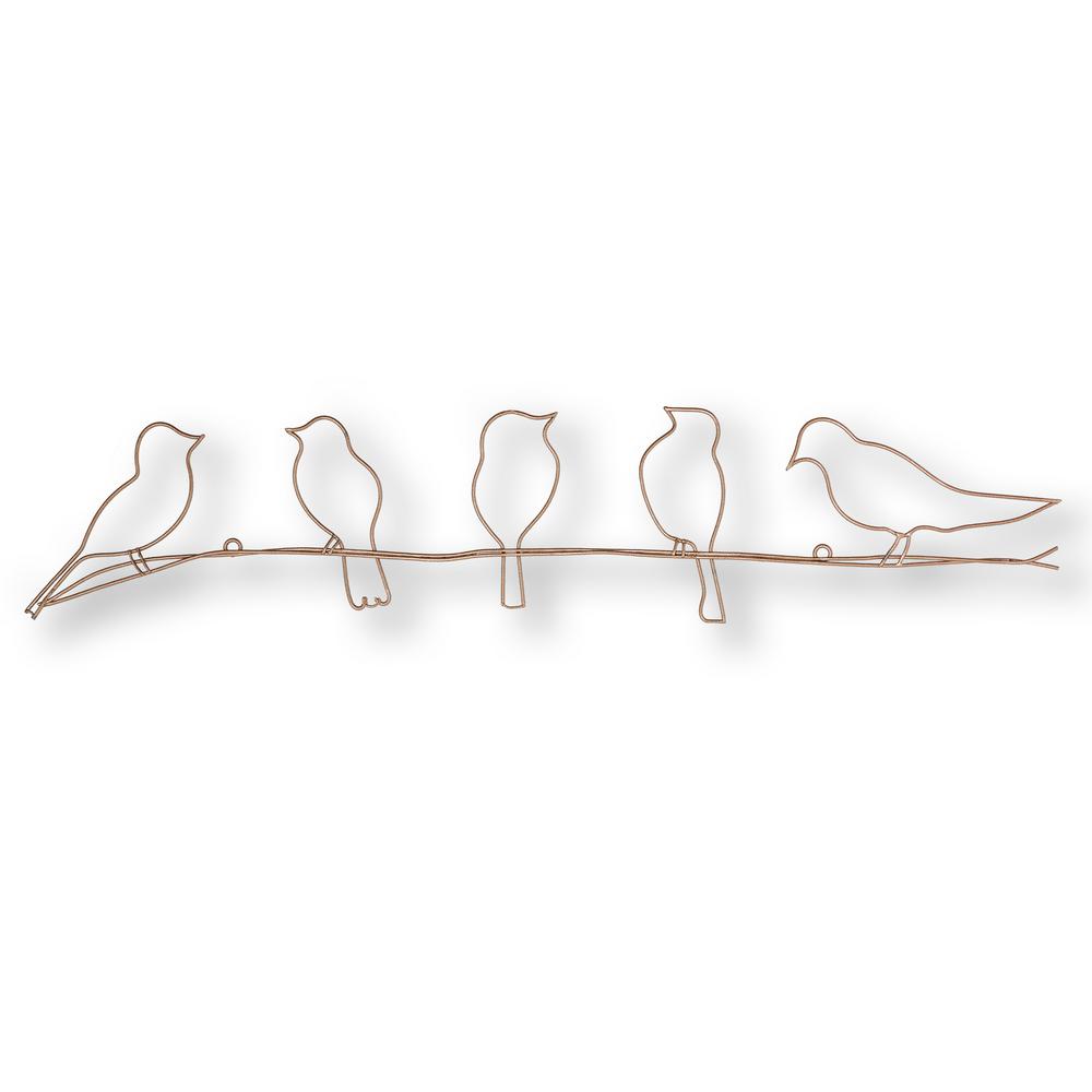 Soft Rose Gold Bird On Soft Rose Gold Bird On