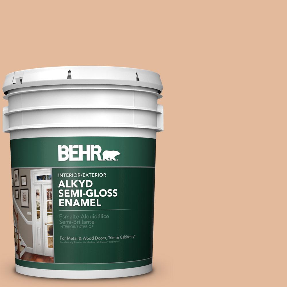 BEHR 5 gal. 270E3 Only Natural SemiGloss Enamel Alkyd Interior