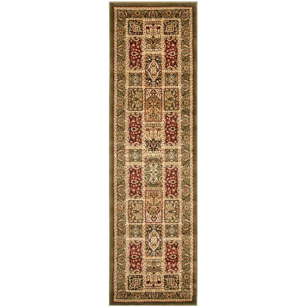 Safavieh Lyndhurst Multi Green 2 Ft X 16 Runner Rug Lnh217a 216 Safavieh Lyndhurst Multi Green 2 Ft X 16 Runner Rug Lnh217a 216 The Home Depot