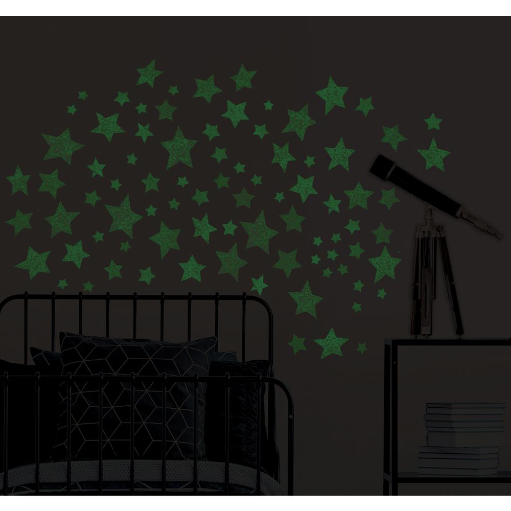 Wall Pops Star Struck Glow In The Dark Wall Art Kit Wall