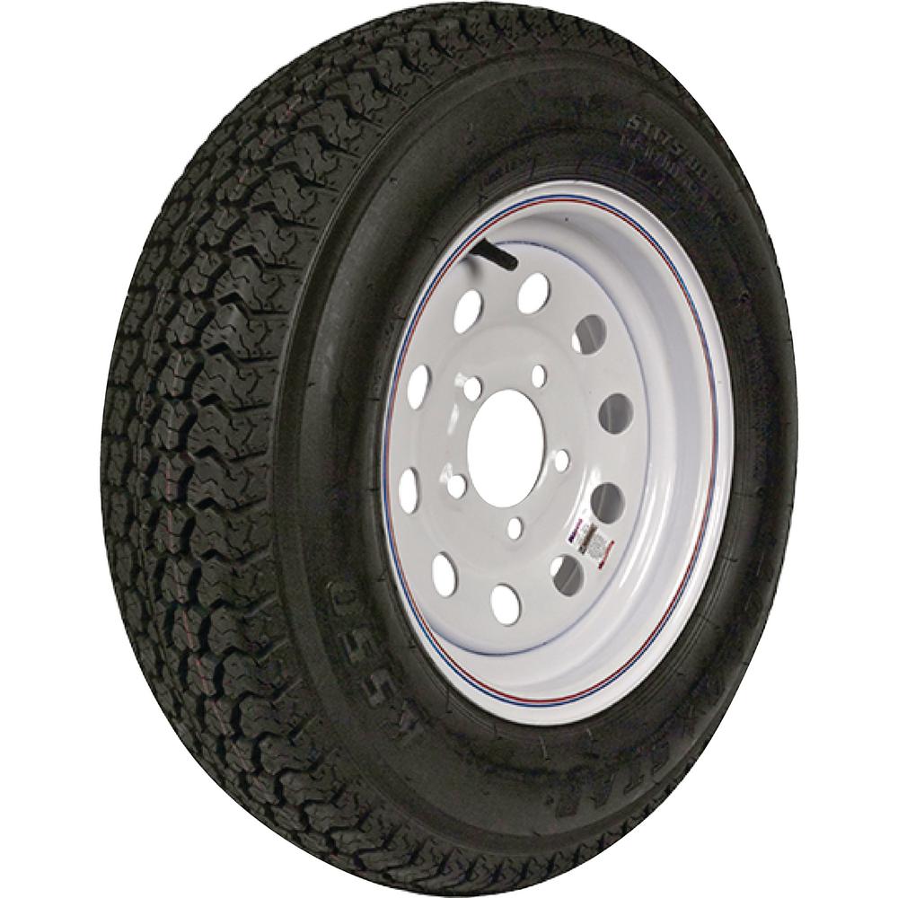 Loadstar 205/65-10 K399 BIAS 910 lb. Load Capacity White 10 inch Wide Profile... by Loadstar