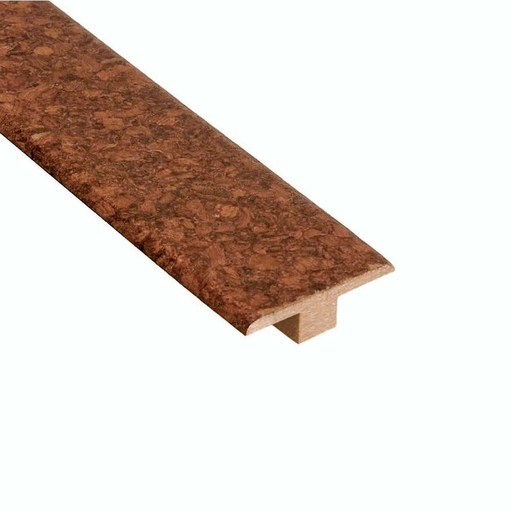 Home Legend Mocha 1/4 in. Thick x 13/4 in. Wide x 47 in. Length Cork T MoldingHL9319TM47