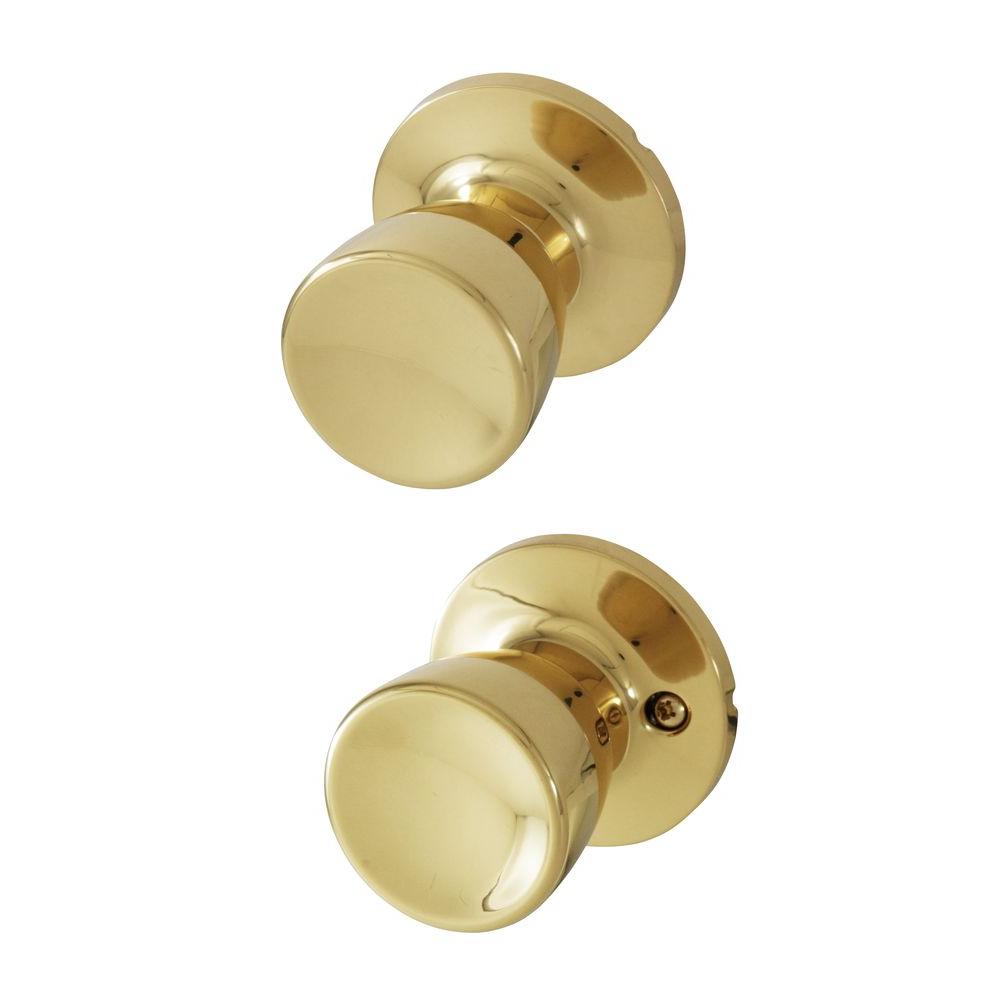 UPC 814113017479 product image for Passage Door Knobs: Honeywell Knobs Tulip Polished Brass Passage Knob 8100003 | upcitemdb.com