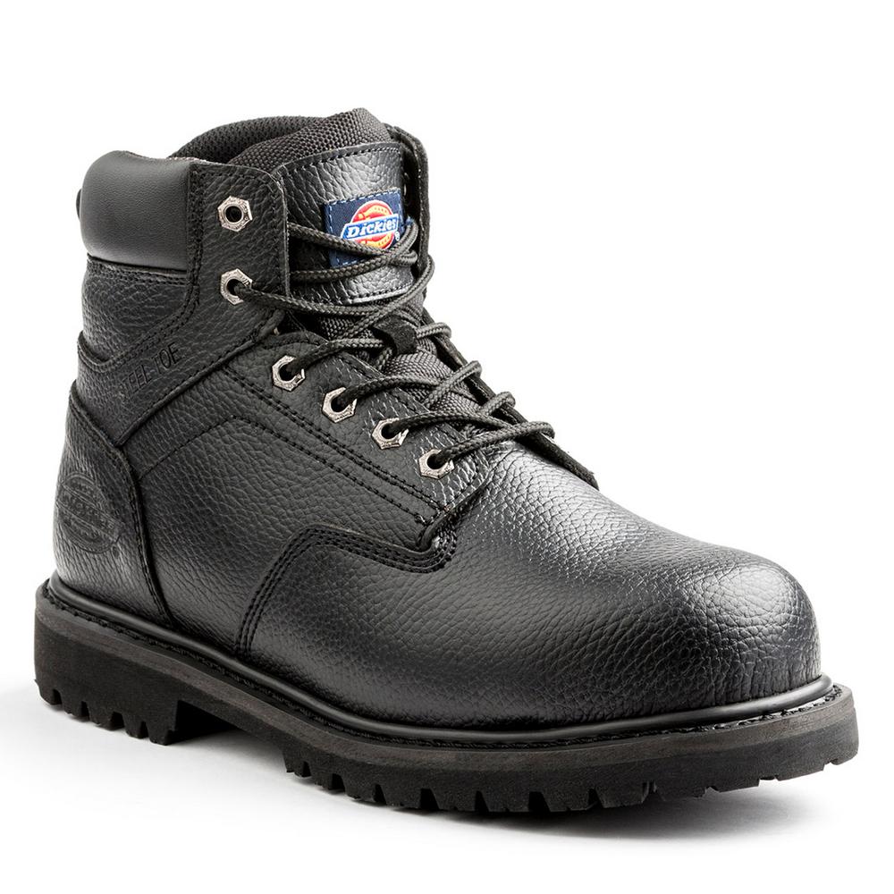 Dickies Prowler Men Size 7 Black Leather Steel Toe Work Boot-DK6025BLK7 - The Home Depot