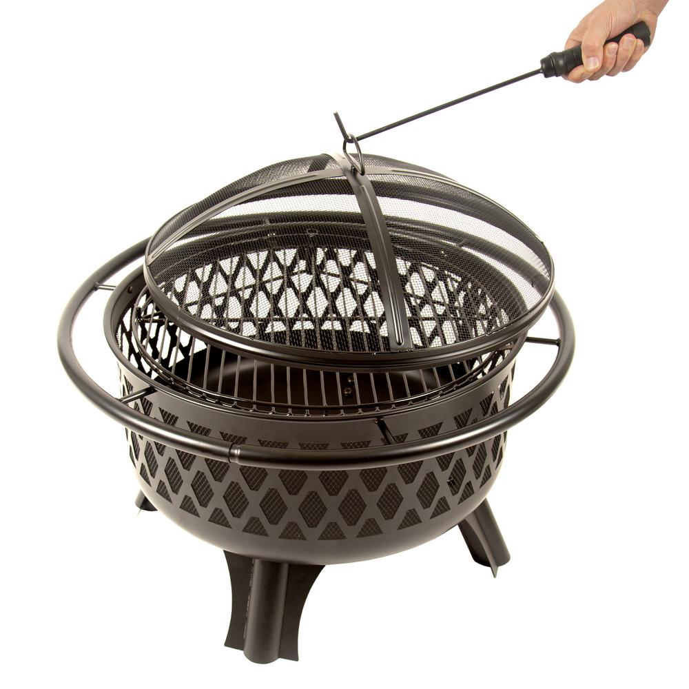 Yard Garden Outdoor Living 36 Steel Fire Ring Liner Ring Grill