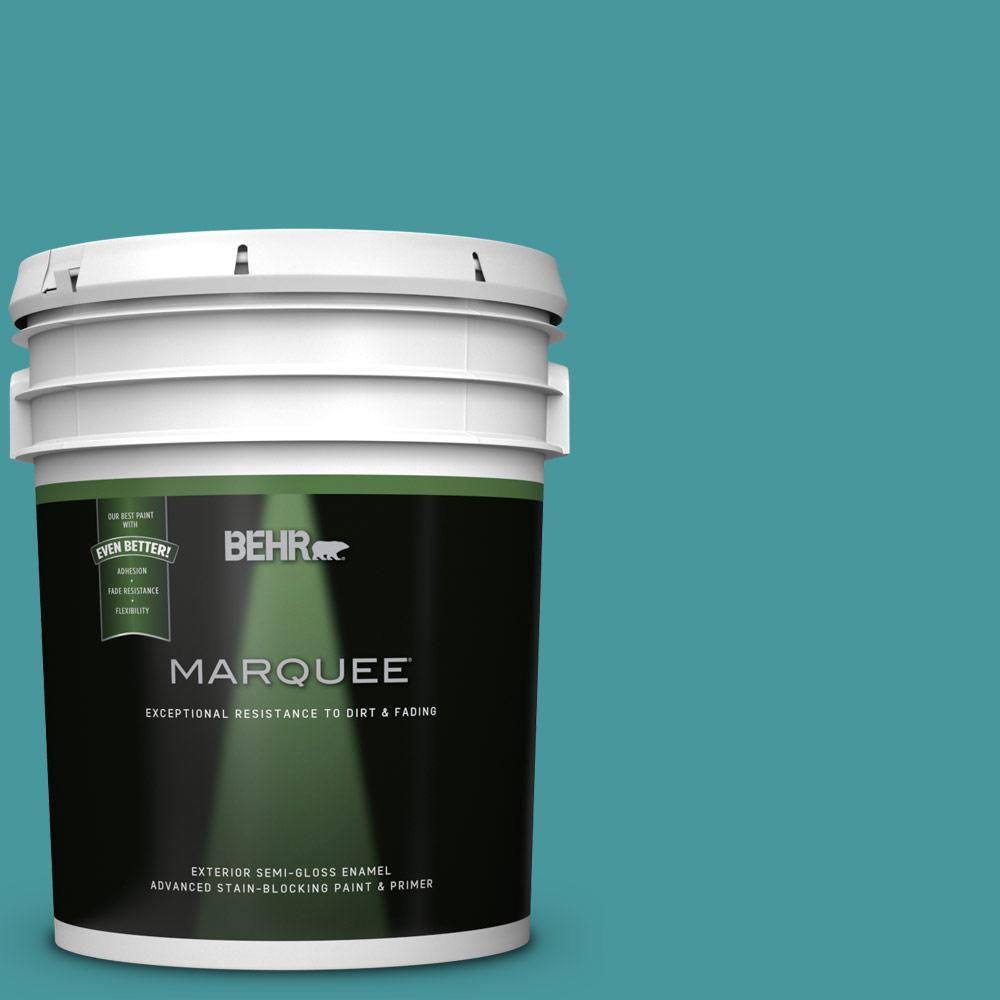 BEHR MARQUEE 5gal. 510D6 Aquatic Green SemiGloss Enamel Exterior