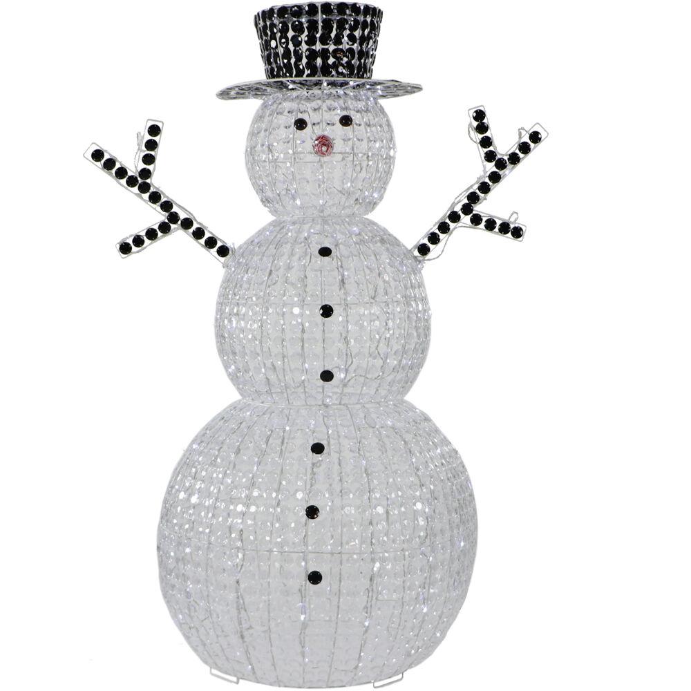 Fraser Hill Farm 60 In Christmas Snowman With Lights Fcry060 Snm1
