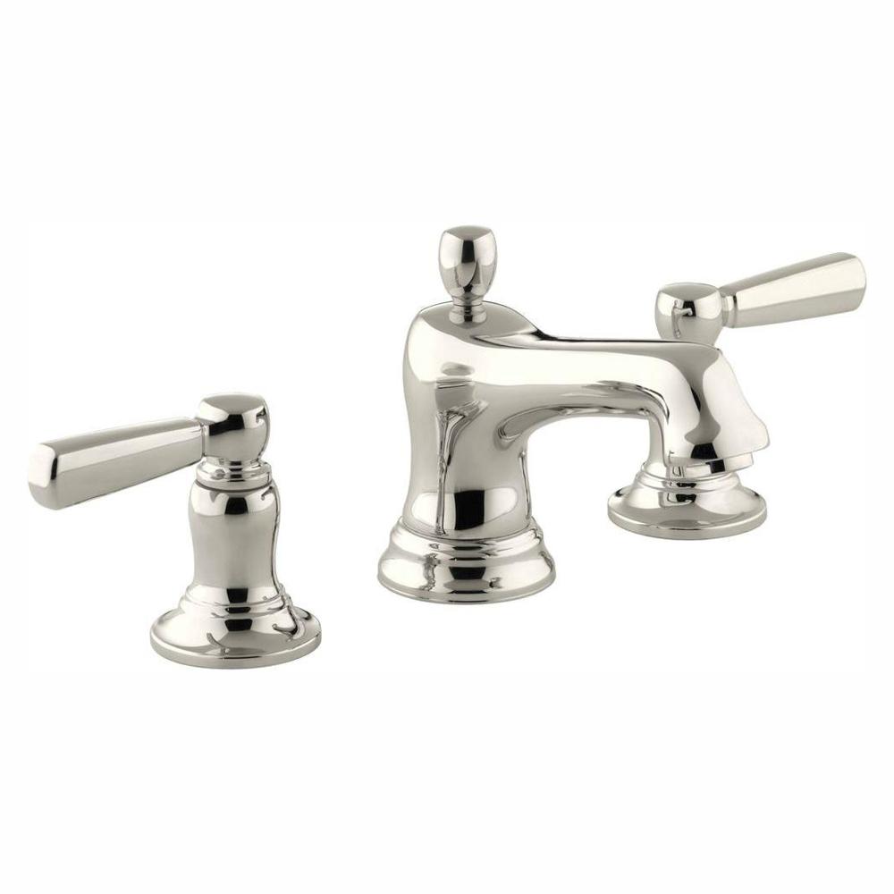 Vibrant Polished Nickel Kohler Widespread Bathroom Sink Faucets K 10577 4 Sn 64 1000 