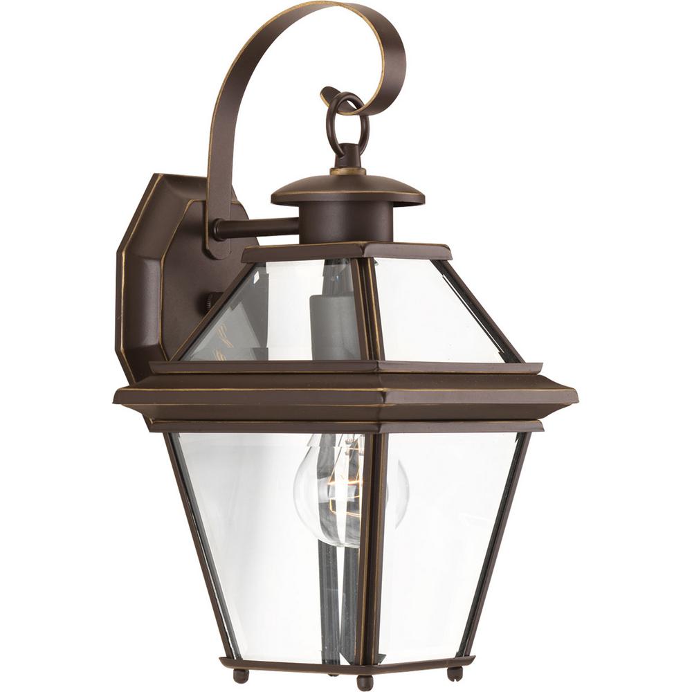 Progress Lighting Burlington Collection 1 Light 12 9 In Outdoor Antique Bronze Wall Lantern Sconce Progress Lighting Burlington Collection 1 Light 12 9 In Outdoor Antique Bronze Wall Lantern Sconce