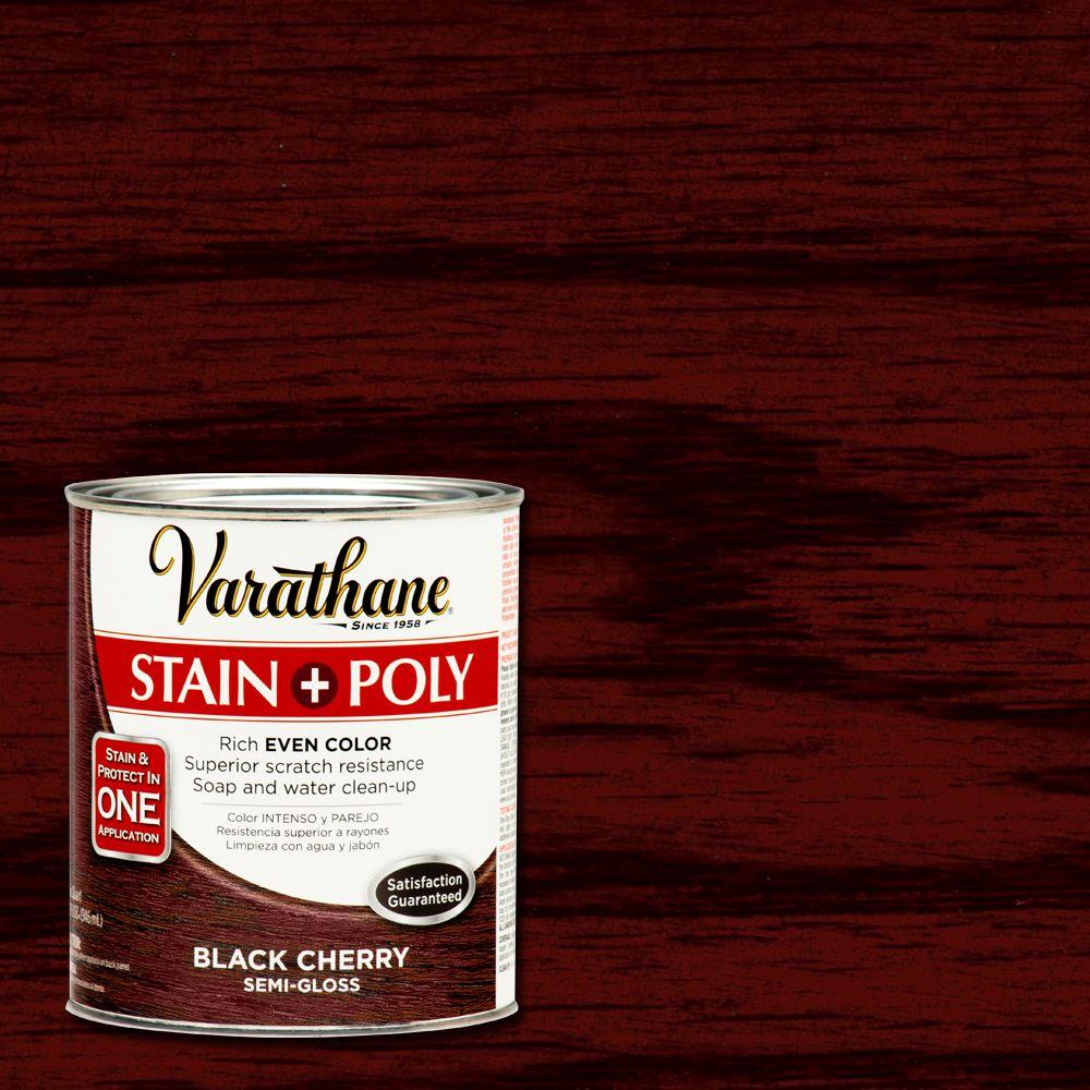 Black Cherry Paint The Home Depot Black Cherry Stain And Polyurethane 2 Pack