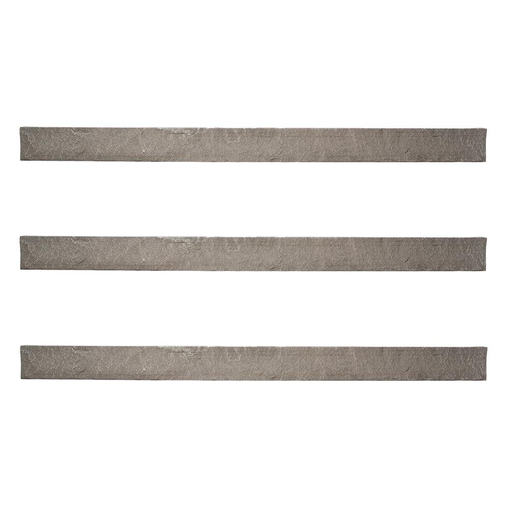 GenStone Stacked Stone 3.5 in. x 48 in. Kenai Faux Trim (3Pack)SSKIT