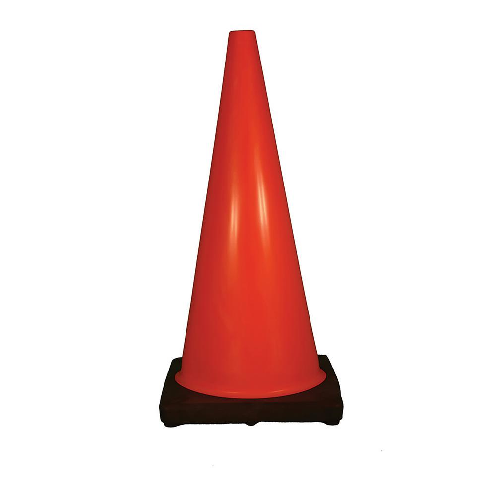 Tatco 28 in. Traffic Cone-TCO25900 - The Home Depot