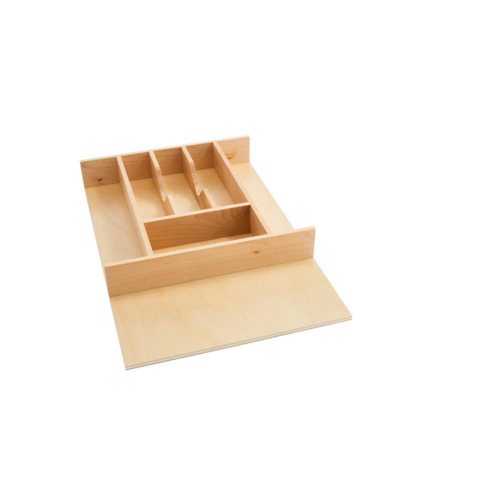 Rev A Shelf Tall Wood Cutlery Tray Insert 4wct 1 The Home Depot
