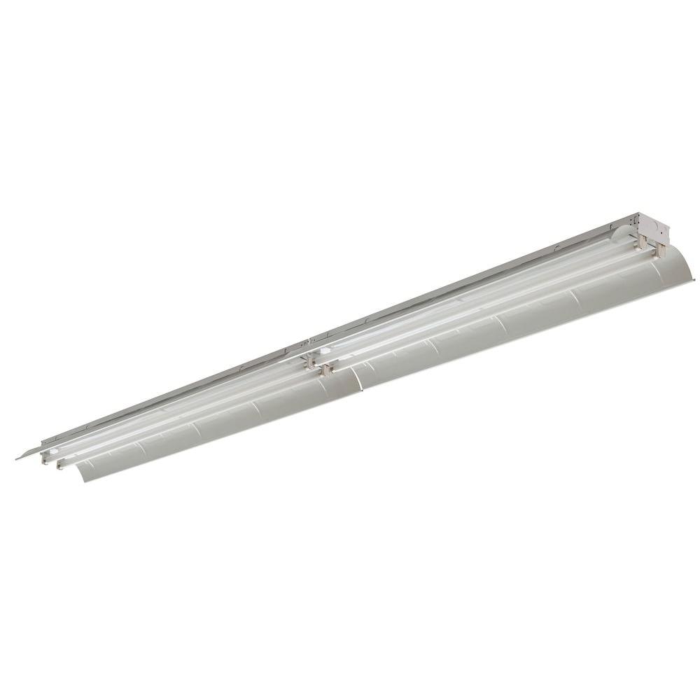 4 Strip Lights Commercial Lighting The Home Depot Tandem 8 Ft 4 Light T8 General Purpose Non Hooded Strip