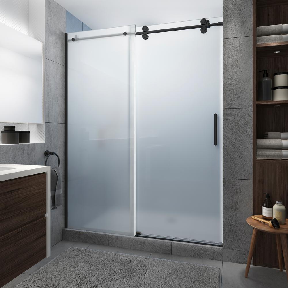 Aston Coraline XL 44 48 in. x 80 in. Frameless Sliding Shower Door