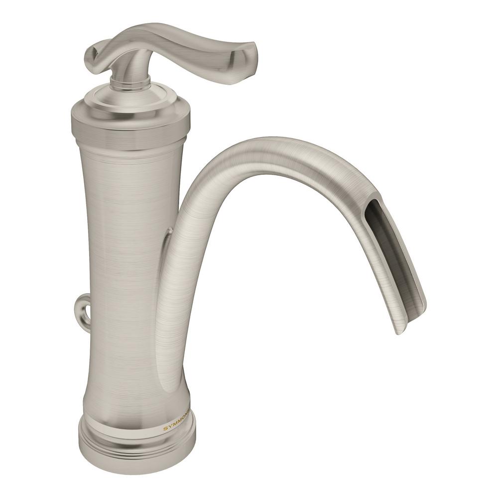 Symmons SLS-4312-STN-1.0 Sereno Single handle bathroom faucet 1.0 GPM Satin Nickel
